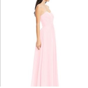 Azazie Pink Maxi bridesmaid dress